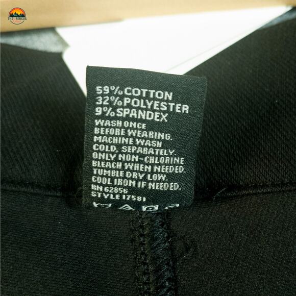 NWT HUE Cropped Pants Black Stretch Pull-On Pockets Jeggings Women's Plus Sz 2X - Picture 10 of 13